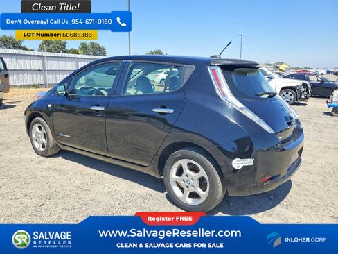 Used 2012 Nissan Leaf SL FWD image 3