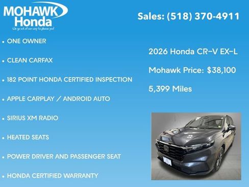 Certified 2026 Honda CR-V EX-L image 16