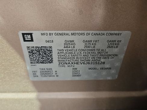 Used 2018 Chevrolet Equinox LS w/ LPO, Floor Liner Package FWD image 29