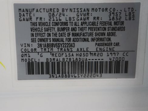 Used 2025 Nissan Sentra S FWD image 39