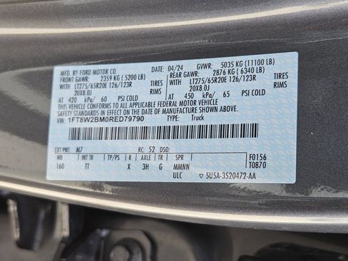 Used 2024 Ford F250 Limited w/ FX4 Off-Road Package AWD/4WD image 35