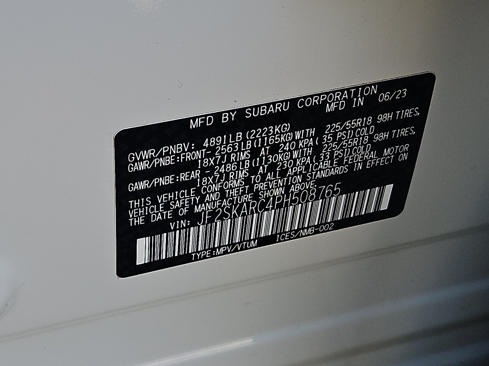 Certified 2023 Subaru Forester Touring w/ Popular Package #2 AWD/4WD image 29