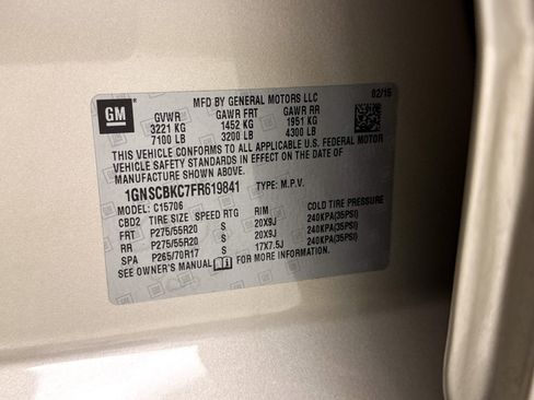 Used 2015 Chevrolet Tahoe LT w/ Max Trailering Package image 38