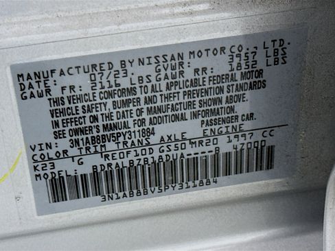 Used 2023 Nissan Sentra S image 12