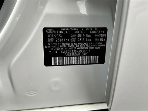 Used 2023 Hyundai Sonata Blue w/ Cargo Package image 35