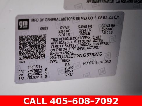 Used 2022 GMC Sierra 1500 SLT AWD/4WD image 48