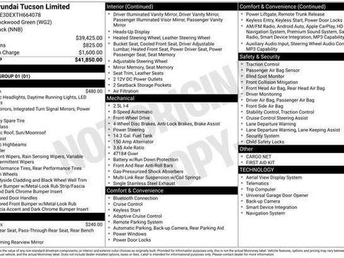 New 2026 Hyundai Tucson Limited FWD image 34