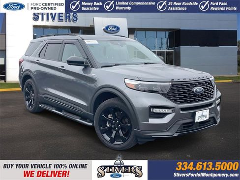 Certified 2023 Ford Explorer ST-Line w/ Class IV Trailer Tow Package image 1