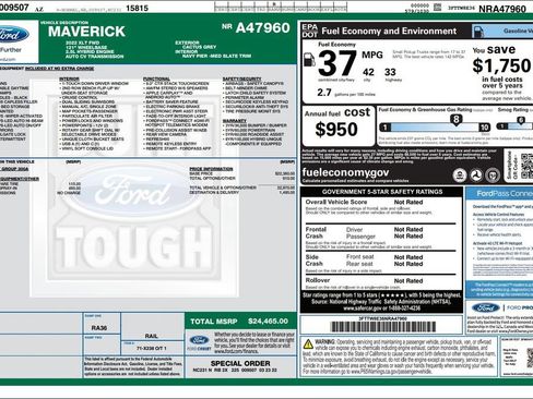 Used 2022 Ford Maverick XLT FWD image 4