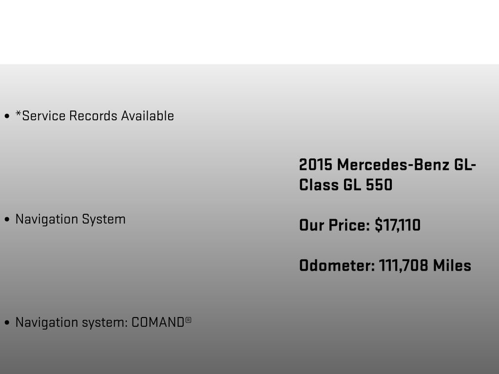 Used 2015 Mercedes-Benz GL 550 4MATIC image 12