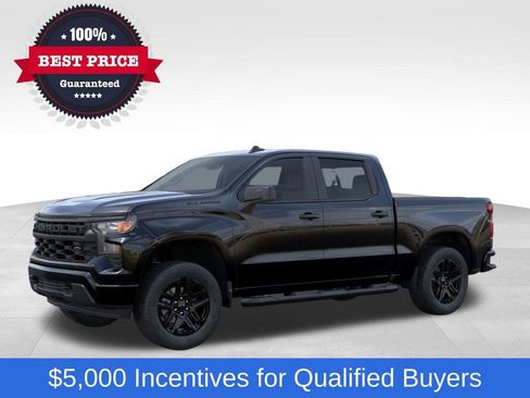 New 2026 Chevrolet Silverado 1500 Custom w/ Turbomax Blackout Package image 2