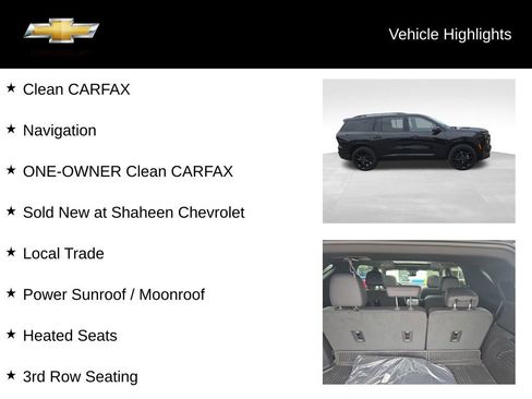 Used 2025 Chevrolet Traverse RS w/ LPO, Floor Liner Package AWD/4WD image 18