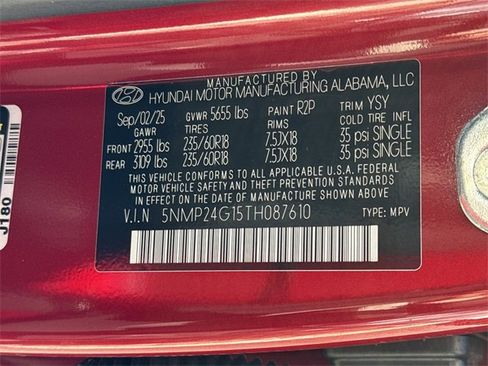 New 2026 Hyundai Santa Fe SEL image 25