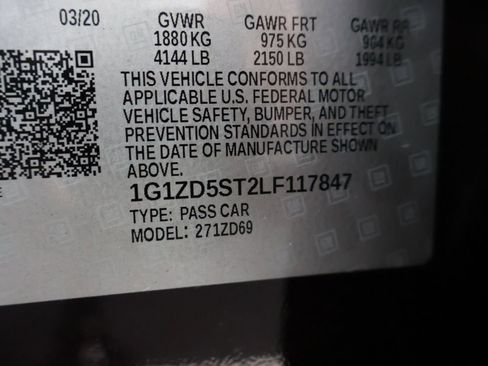 Used 2020 Chevrolet Malibu LT w/ Leather Package image 20