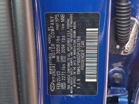 Certified 2023 Hyundai Elantra Limited FWD image 27