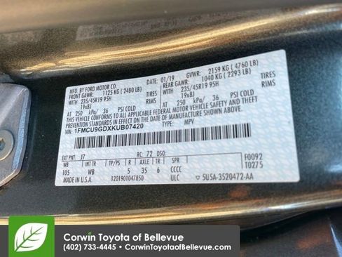 Used 2019 Ford Escape SE image 28