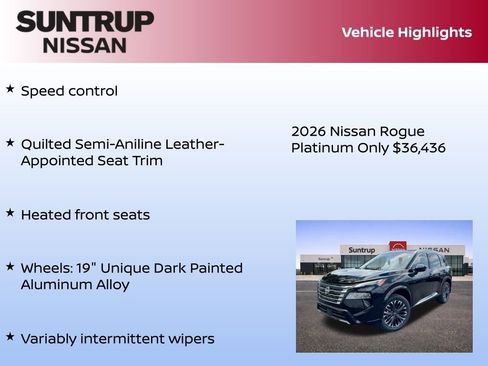 New 2026 Nissan Rogue Platinum w/ Platinum Premium Package image 42