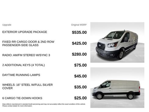 Used 2025 Ford Transit 250 Low Roof w/ Exterior Upgrade Package RWD image 5