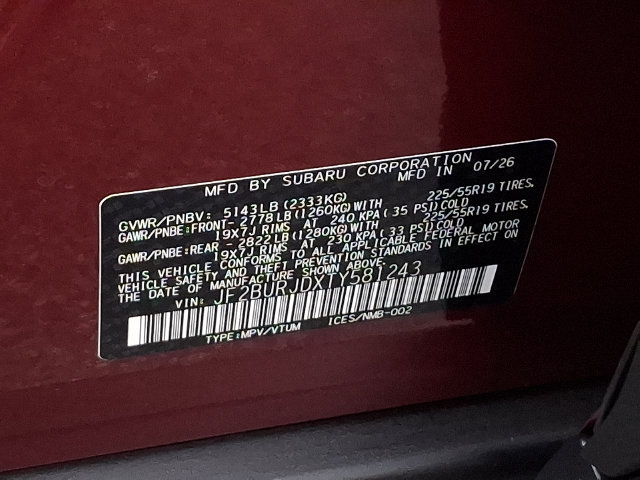 New 2026 Subaru Outback Touring XT AWD/4WD image 11