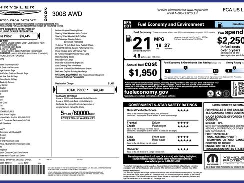 Used 2020 Chrysler 300 S image 4