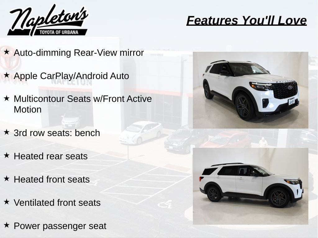 Used 2025 Ford Explorer ST w/ Sun And Sound Package AWD/4WD image 26