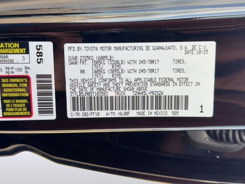 New 2025 Toyota Tacoma SR5 image 19