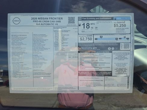 New 2026 Nissan Frontier PRO-4X w/ Pro-4x Convenience Package image 3