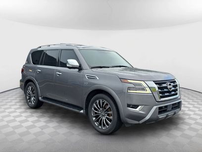 Used 2021 Nissan Armada Platinum w/ Captain's Chairs Package