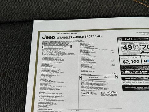 Used 2024 Jeep Wrangler Unlimited w/ Convenience Group AWD/4WD image 39