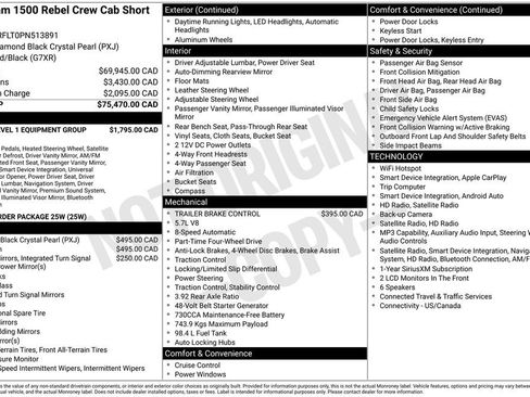Used 2023 RAM 1500 Rebel w/ Rebel Level 1 Equipment Group AWD/4WD image 10