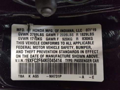 Used 2019 Honda Civic LX image 33