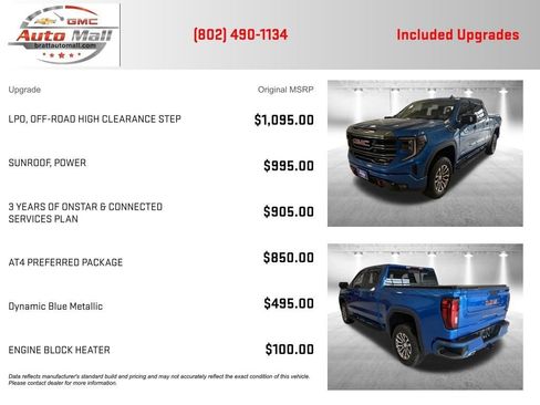 Certified 2022 GMC Sierra 1500 AT4 w/ AT4 Preferred Package AWD/4WD image 4