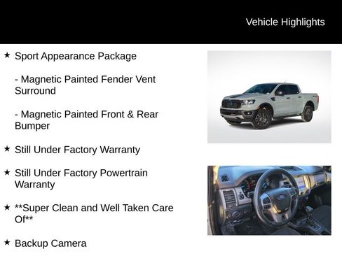 Certified 2023 Ford Ranger XLT w/ Equipment Group 302A High image 16