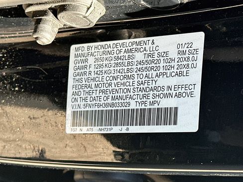Used 2022 Honda Pilot Sport image 12