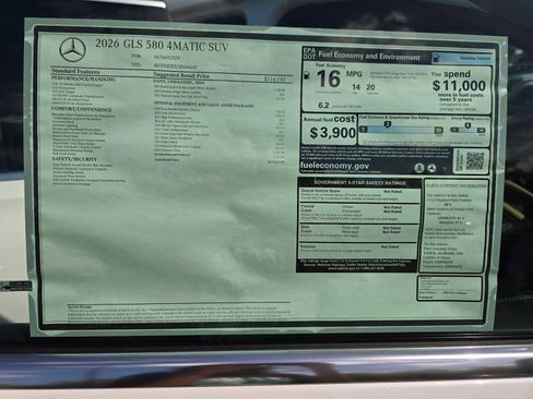 New 2026 Mercedes-Benz GLS 580 4MATIC image 10