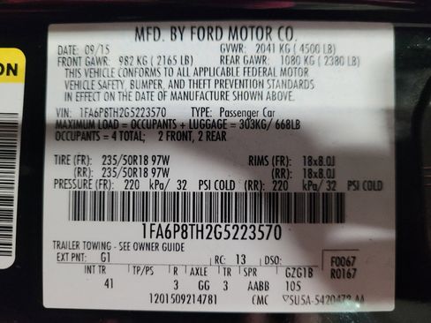 Used 2016 Ford Mustang Premium w/ Equipment Group 201A image 33