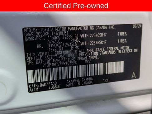 Certified 2024 Toyota RAV4 XLE AWD/4WD image 29