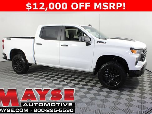 New 2026 Chevrolet Silverado 1500 Custom Trail Boss w/ Dark Appearance Package AWD/4WD image 1