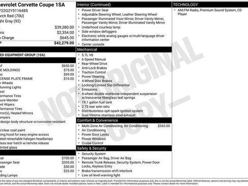 Used 2000 Chevrolet Corvette Coupe RWD image 29