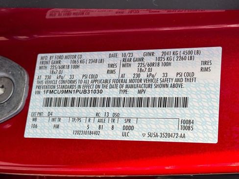 Used 2023 Ford Escape ST-Line w/ Tech Pack #1 image 22