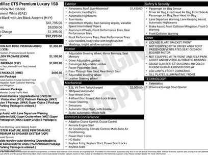 Certified 2022 Cadillac CT5 Premium Luxury