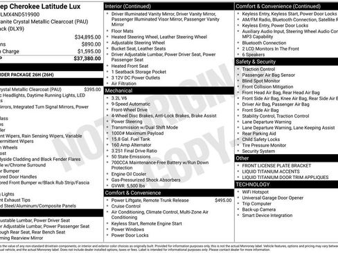 Used 2022 Jeep Cherokee Latitude Lux FWD image 31
