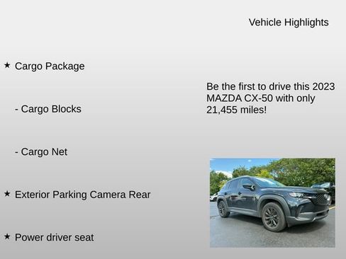 Used 2023 MAZDA CX-50 2.5 S w/ Cargo Package AWD/4WD image 4