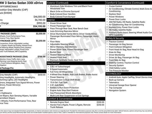 Used 2024 BMW 330i xDrive Sedan w/ M Sport Package AWD/4WD image 2