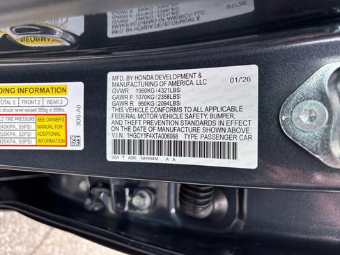 New 2026 Honda Accord SE image 35