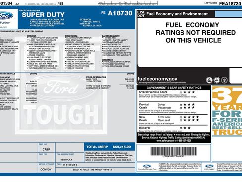 Used 2015 Ford F250 Lariat w/ Lariat Interior Package image 20