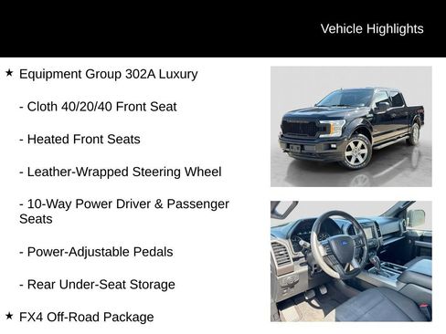 Used 2019 Ford F150 XLT w/ Equipment Group 302A Luxury AWD/4WD image 11