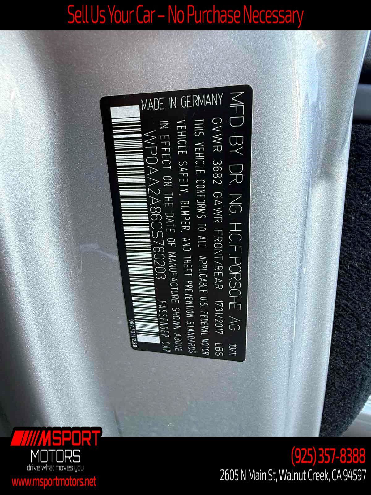 Used 2012 Porsche Cayman RWD image 19