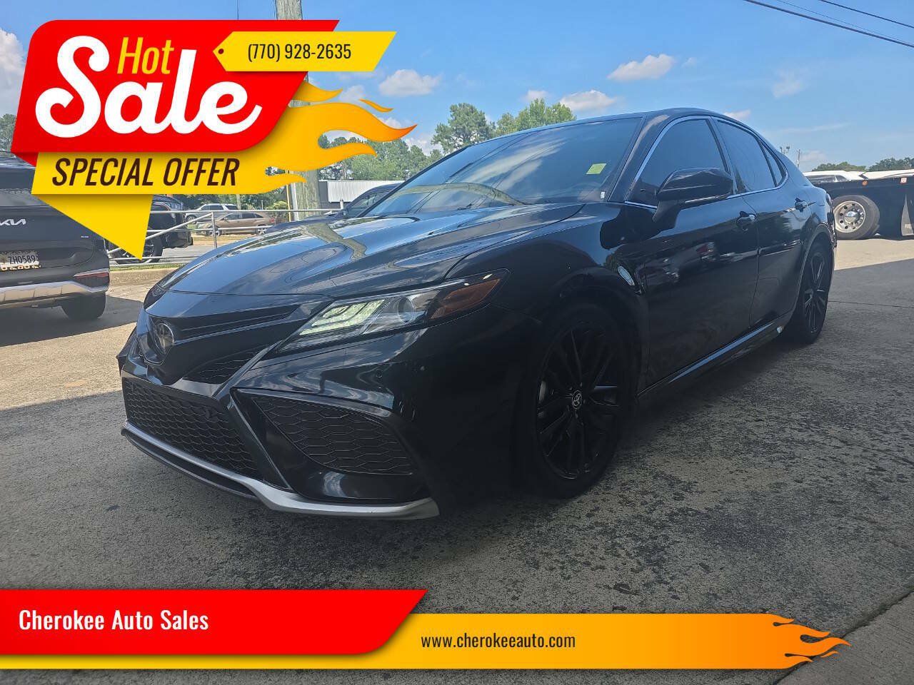 Used 2021 Toyota Camry XSE w/ Navigation Package FWD image 1