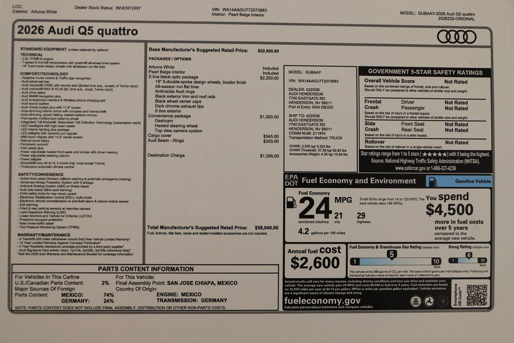 New 2026 Audi Q5 2.0T AWD/4WD image 33